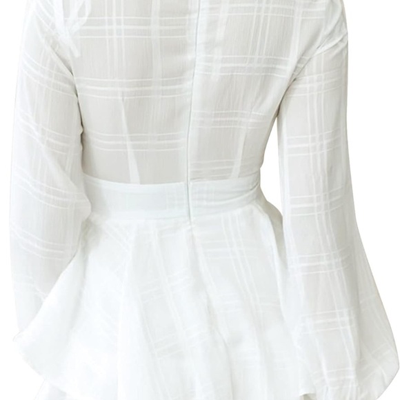 White Romper- XL Never worn! - Picture 3 of 4